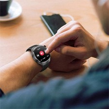 Bluetooth-Compatible Talking Round Watch Waterproof HD Screen For Android IOS