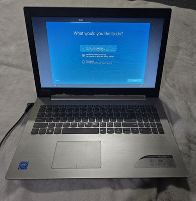 Lenova Idea Pad 320-15 /IAP  Laptop Computer SILVER w/ Power Adapter Works READ