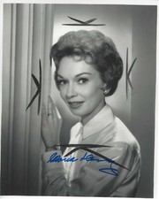 ACTRESS GLORIA HENRY SIGNED DENNIS THE MENACE 8x10 PHOTO w/COA AIR HOSTESS