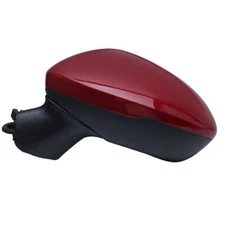 Left Driver Red Side Mirror W/Blind Spot Heated 7Pin For Chevrolet Cruze 2016-19