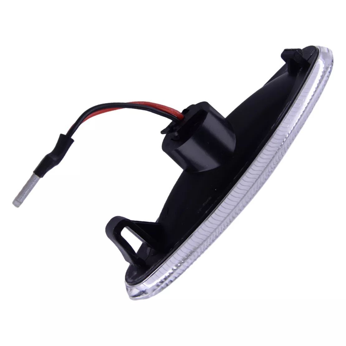 2Pcs Clear Front Side Marker Lights Repeaters Lights Lamp