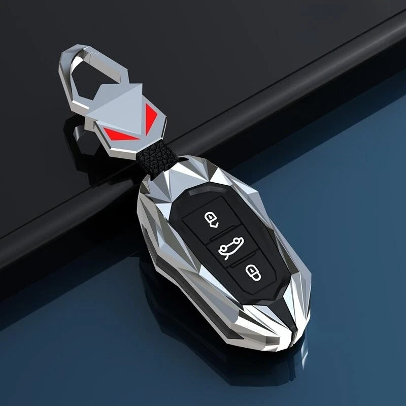 Funda Silicona Aleación Zinc Llave Coche Peugeot Citroen Opel DS 308 4008 C4 Foto 4 de 4