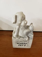 1972 American Greetings Corp. Hard Plastic Dog Figurine