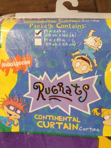 Nickelodeon Rugrats 1997 Continental Vorhang Cortina 84” x 63” Neu - Bild 3 von 8