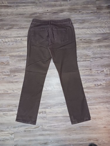 Ann Taylor Loft Women's Jeans Low Rise Modern Straight Leg Jeans Tan Size 26/6 - Picture 2 of 3