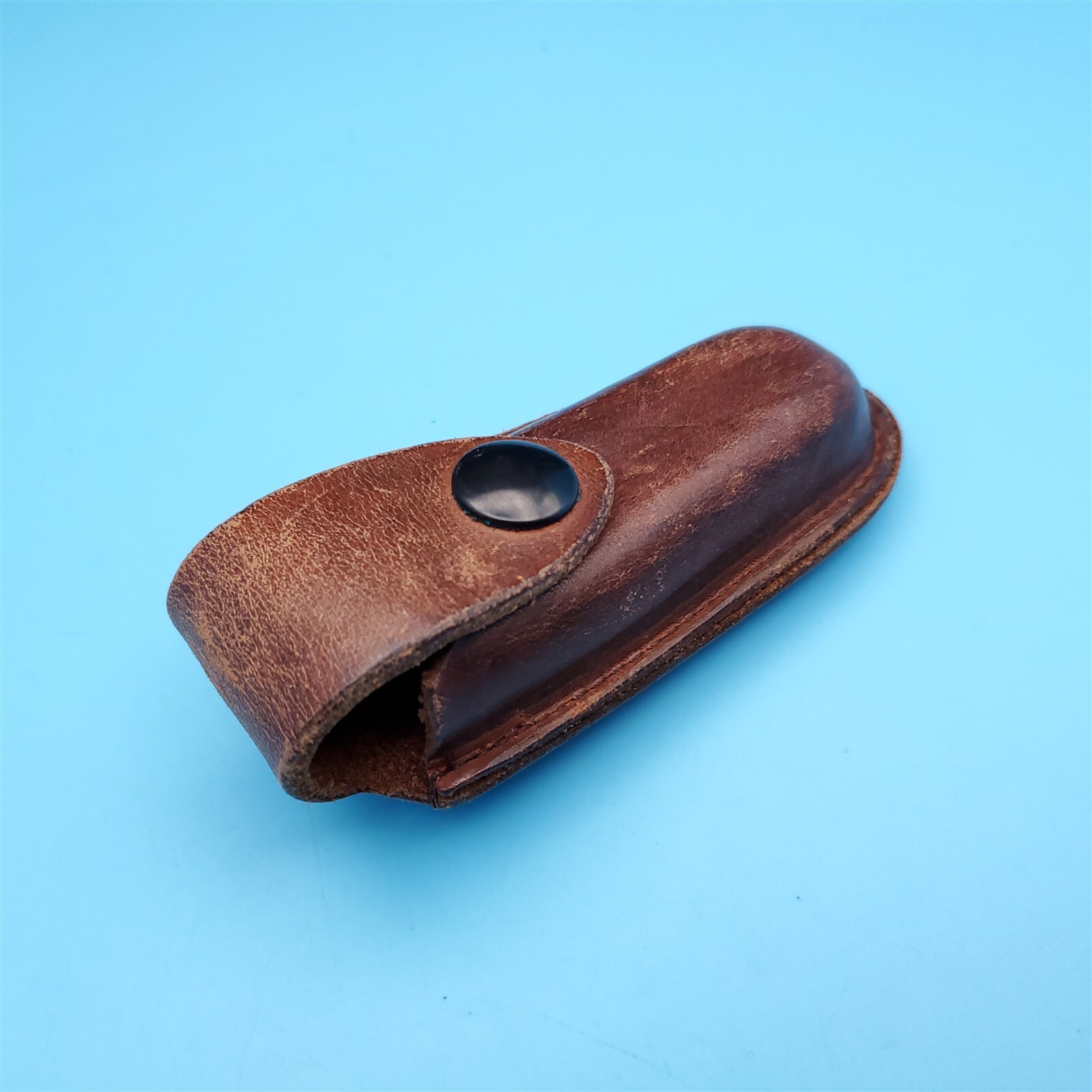 Vintage LL Bean Leather Pocket Knife Sheath Folding Blade Medium USA 4.5"x 3.75" eBay