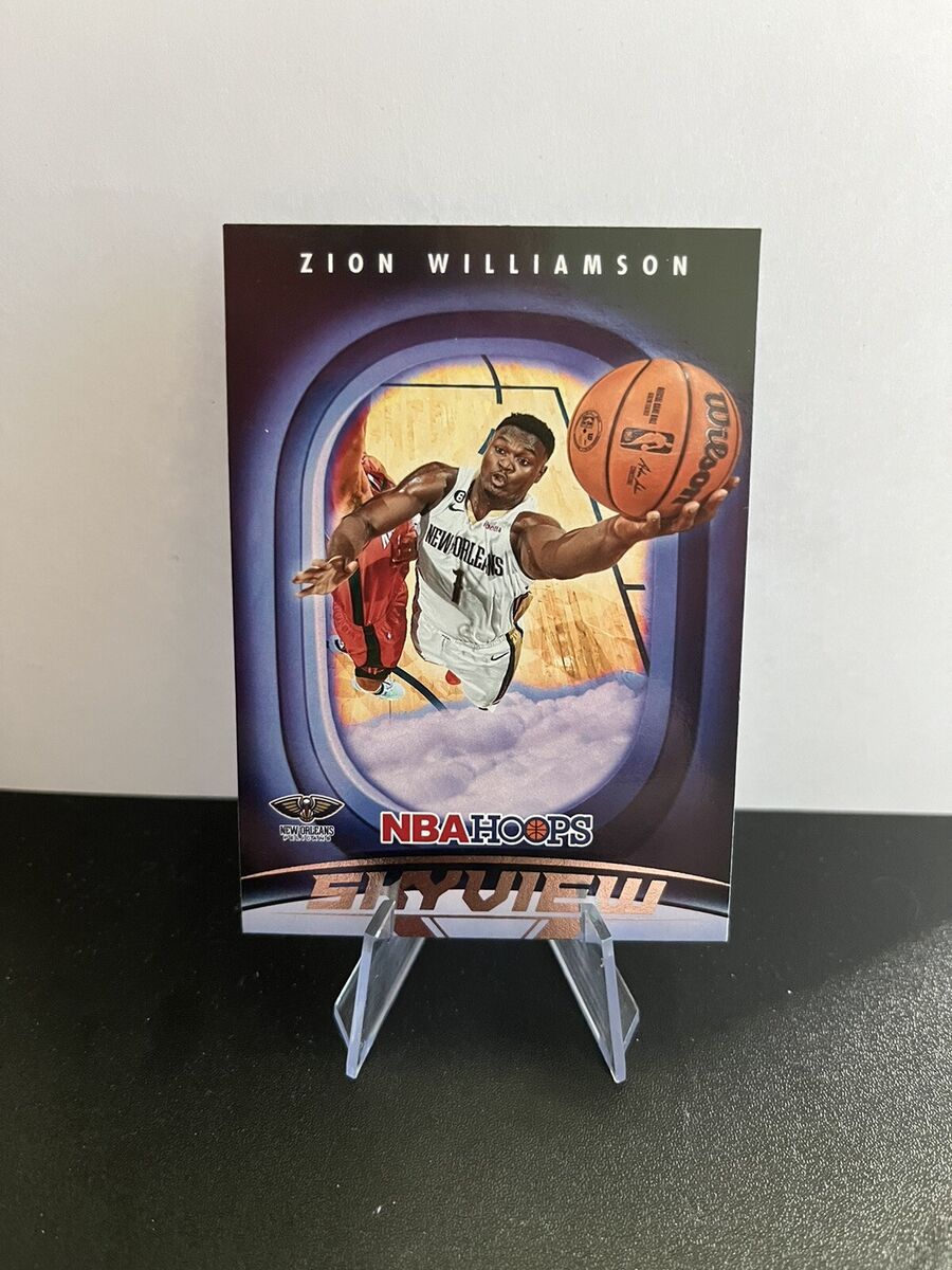 Zion Williamson 2023 Panini Hoops 2023-24 Skyview Insert #25 Zion Williamson 2023 Panini Hoops 2023-24 Skyview Insert #25