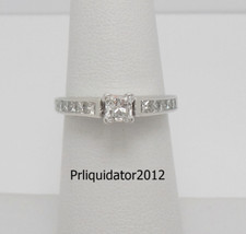 1CT Natural Diamond Anniversary Engagement Wedding Bridal Ring 14K White Gold