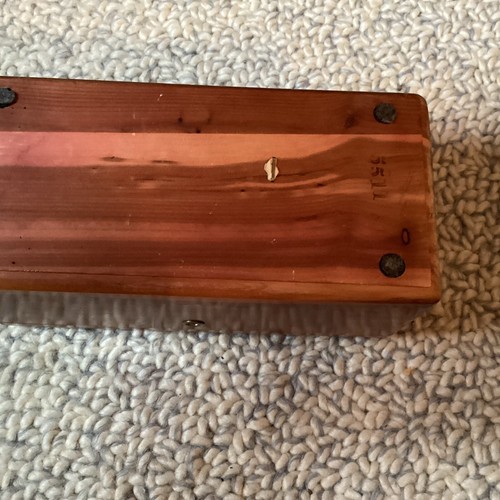Vintage Lane Miniature Cedar Chest Jewelry Trinket Dresser Box - Picture 4 of 7