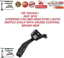 FOR VW TIGUAN I  INDICATOR SWITCH STALK LIGHT STEERING COLUMN AND CRUISE CONTROL