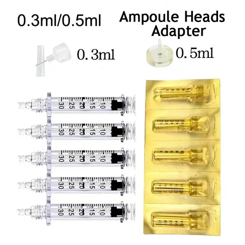 0.3ML/0.5ML 10-100PCS Disposable Ampoule Heads For Beauty Machine ,Anti-Aging - Picture 2 of 15