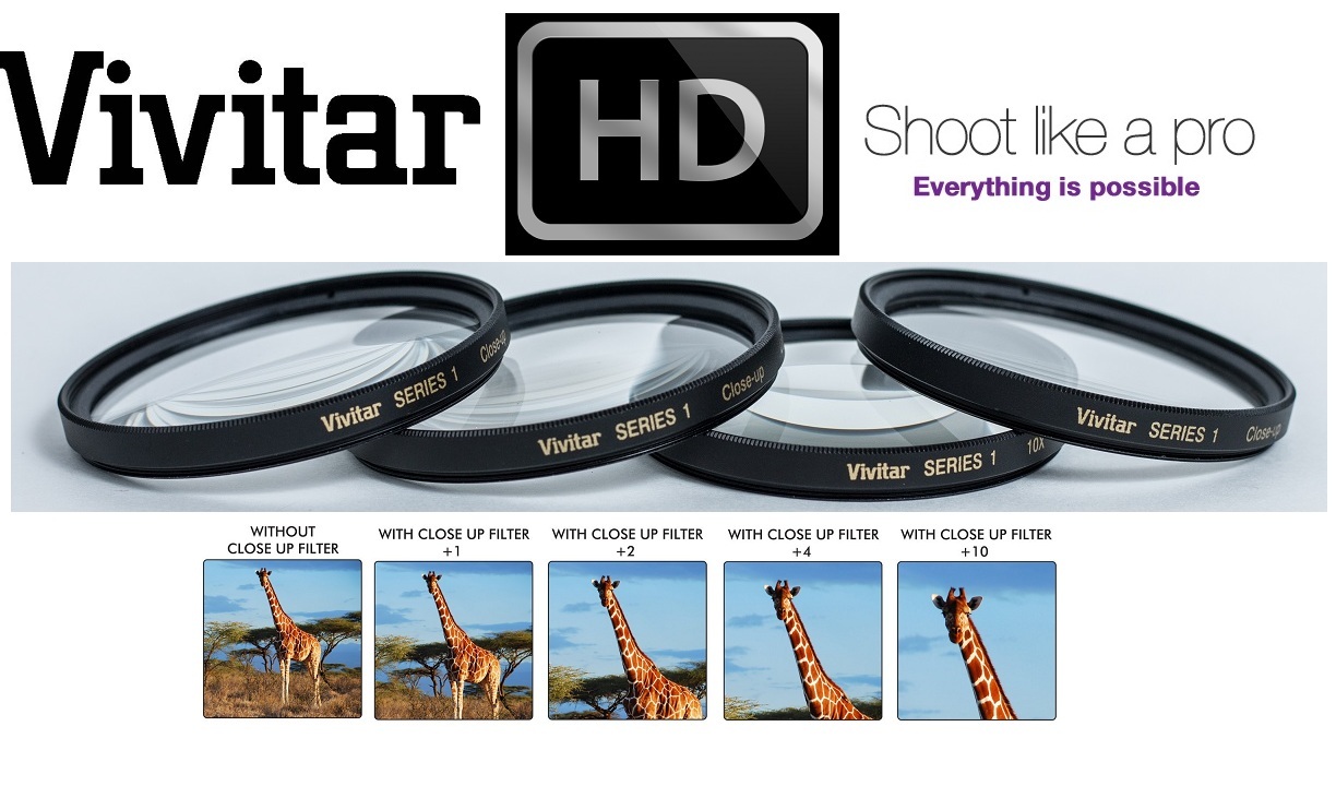 4PC LENS KIT HD CLOSEUP MACRO LENS SET +1 +2 +4 +10 FOR CANON VIXIA