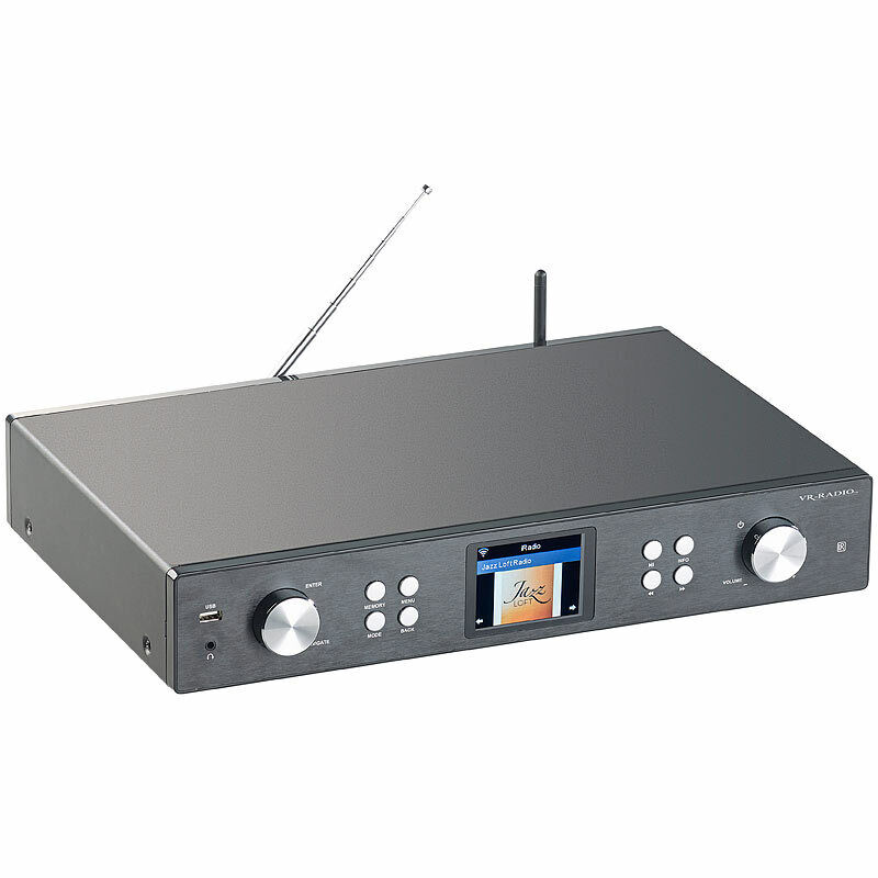 VR-Radio Digitaler WLAN-HiFi-Tuner mit Internetradio, DAB, UKW, MP3, Streaming