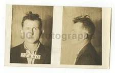 Early 20th Century Mug Shots - Ed Young/Apprehended - 1932
