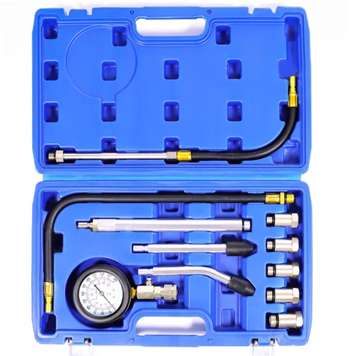 11PCS Petrol Engine-Compression Tester Kit Fuel Cylinder Pressure Gauge Tool Set - Picture 11 of 11