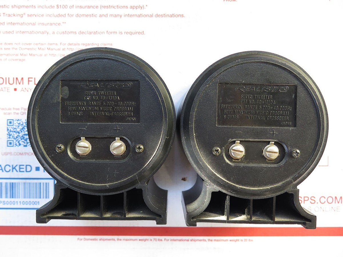 Vintage Realistic Super Tweeter Pair 40-1310A | eBay