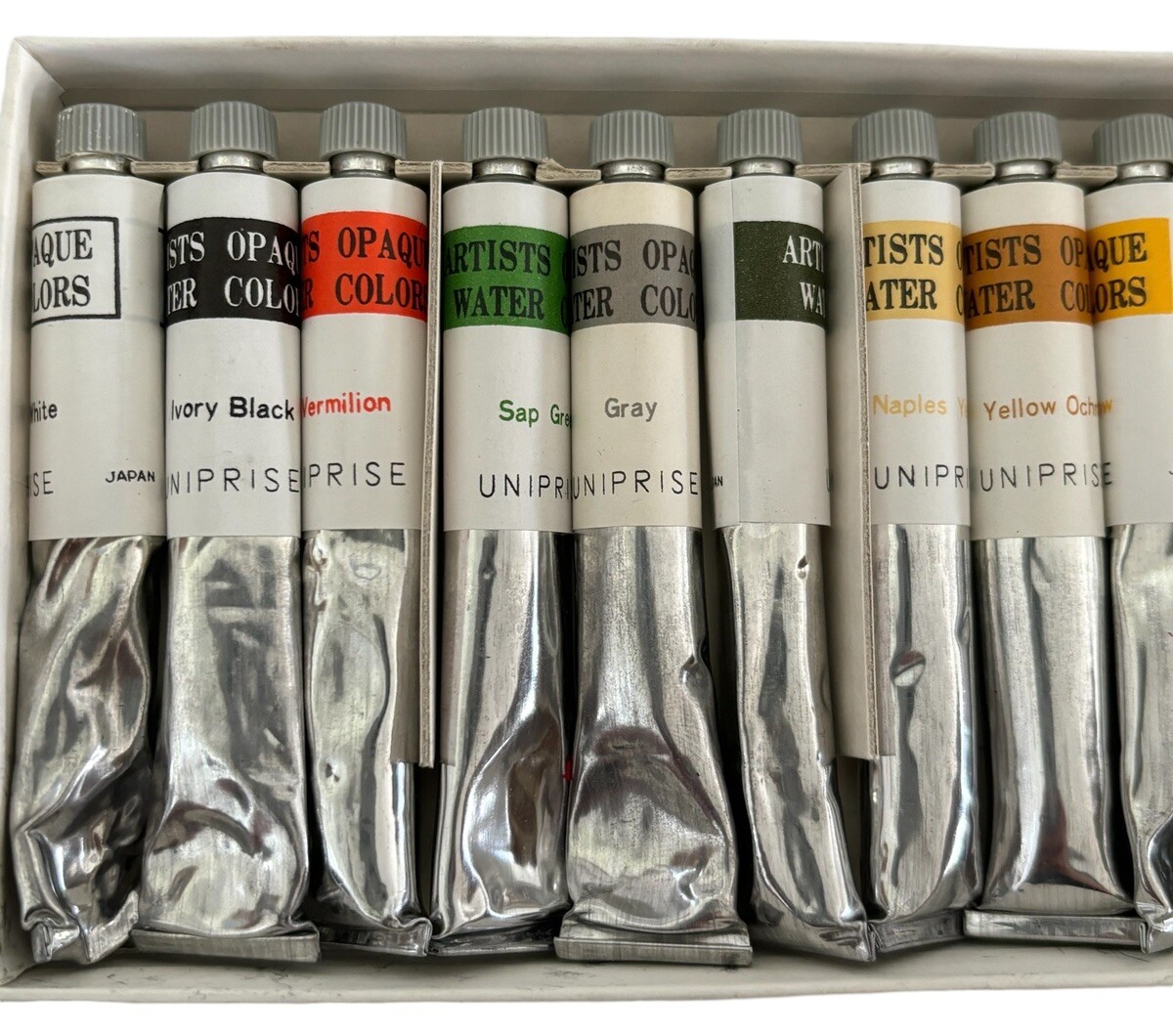 VIntage Opaque Water Color Guitar Paint 24 Colors Tubes Made