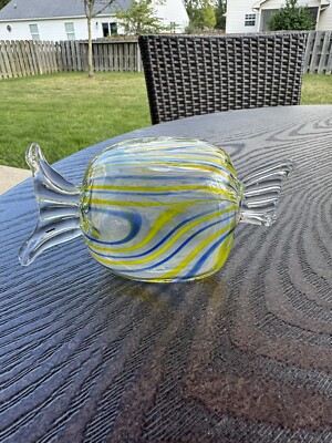 Vintage Art Glass Wrapped Candy