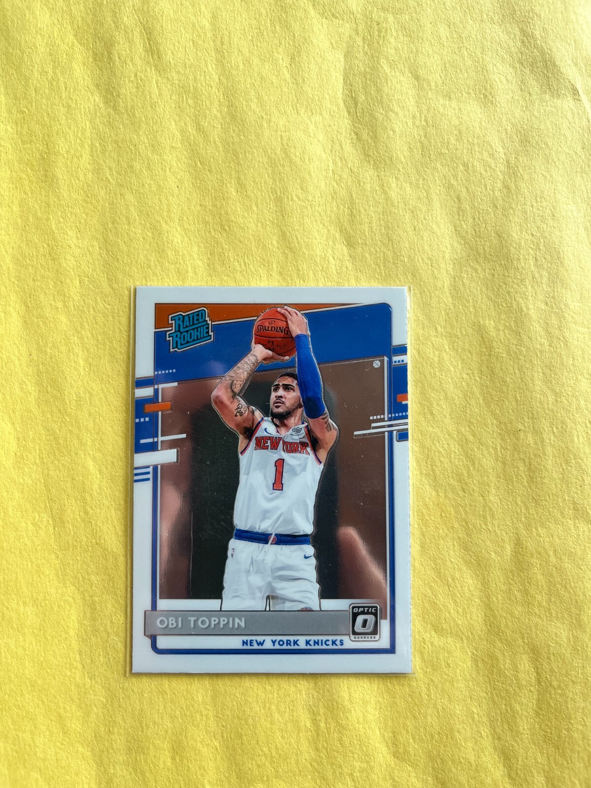 2020-21 Optic Obi Toppin RC #158 Rated Rookie Base 1