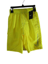NWT Nike Youth Boys Swim Board Shorts S Volt MSRP 38