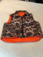 Vintage Camouflage/Orange Reversible Vest