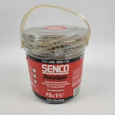 Senco Dura Spin Drywall Screw #8 x 1-3/4" #2 Square Head 1000 pk Floor Sheathing
