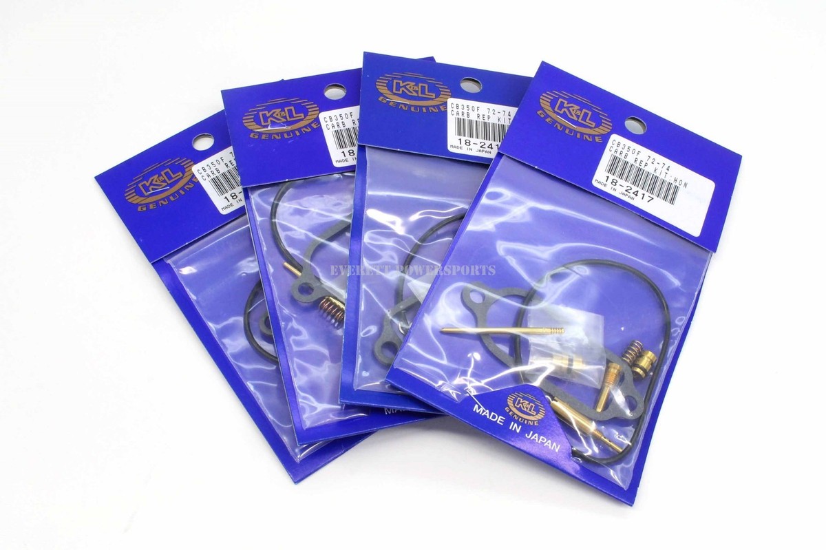 4x Japan Carburetor Rebuild Kit 72 73 74 CB350 F Carb Repair Kits