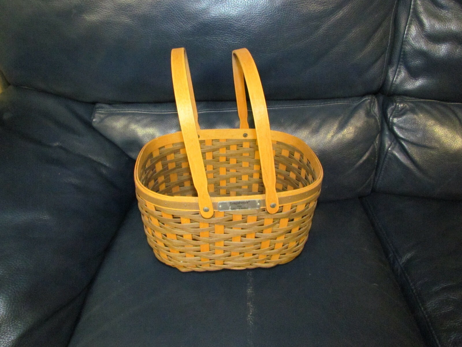 2008 Longaberger Sales VIP Award Basket with Handles eBay