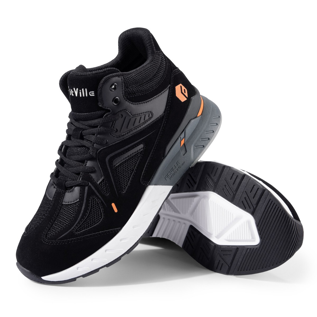 Fitville Rebound Black Sneaker 15EW NIB Men main image 3