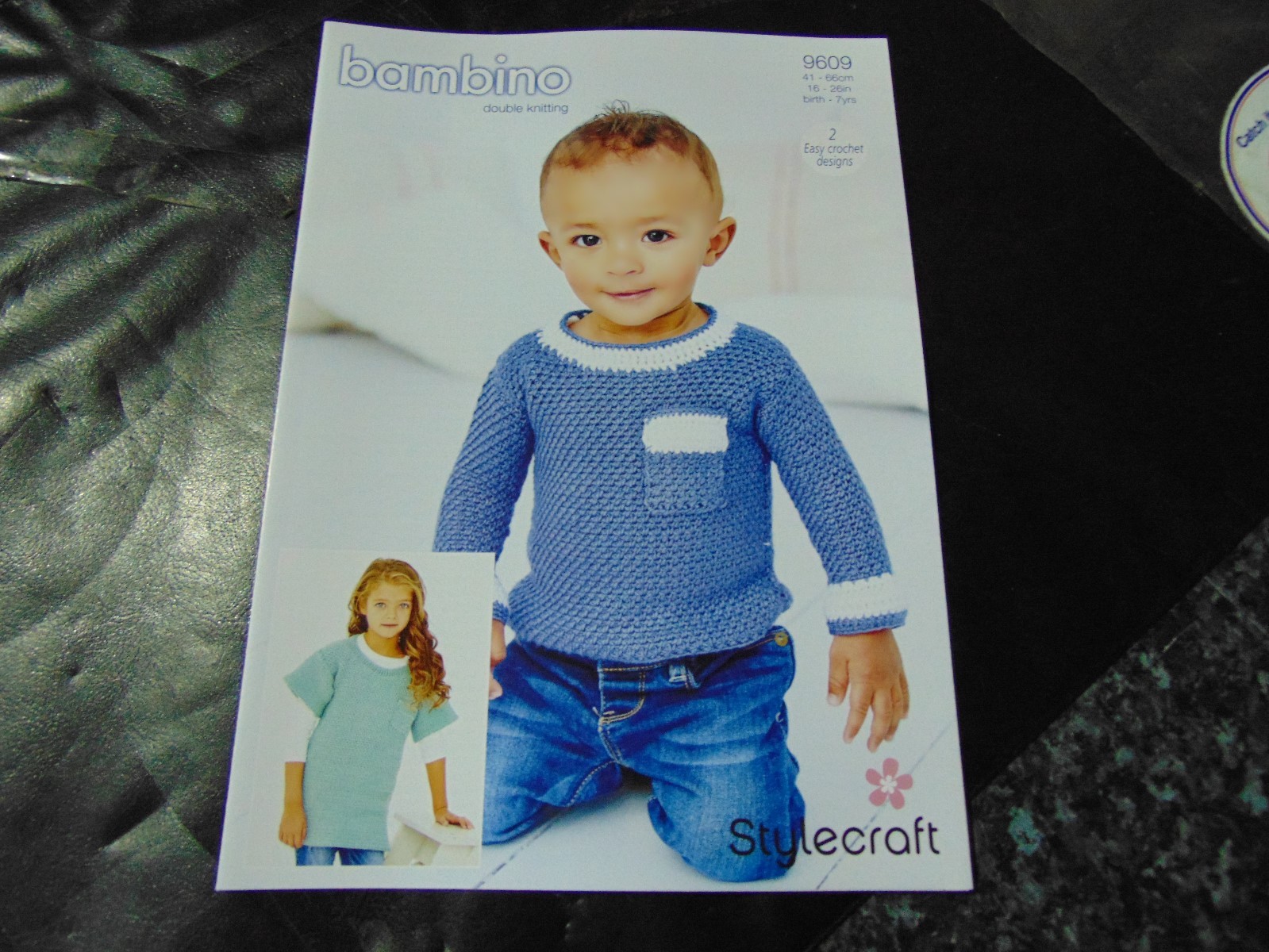 Stylecraft Double Knit Crochet Pattern 9609 2 Easy Crochet Designs Sweater/Tunic