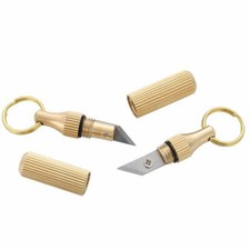 Brass Mini EDC Knife Keyring Pocket Keychain Gift Key Ring Cutter Outdoor Gift