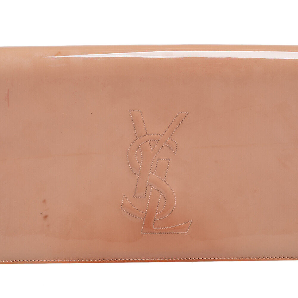 Yves Saint Laurent Beige Patent Leather Belle De … - image 4