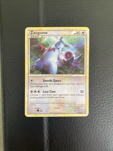 Zangoose 39/95 Call of Legends Rare Pokemon Card Lp