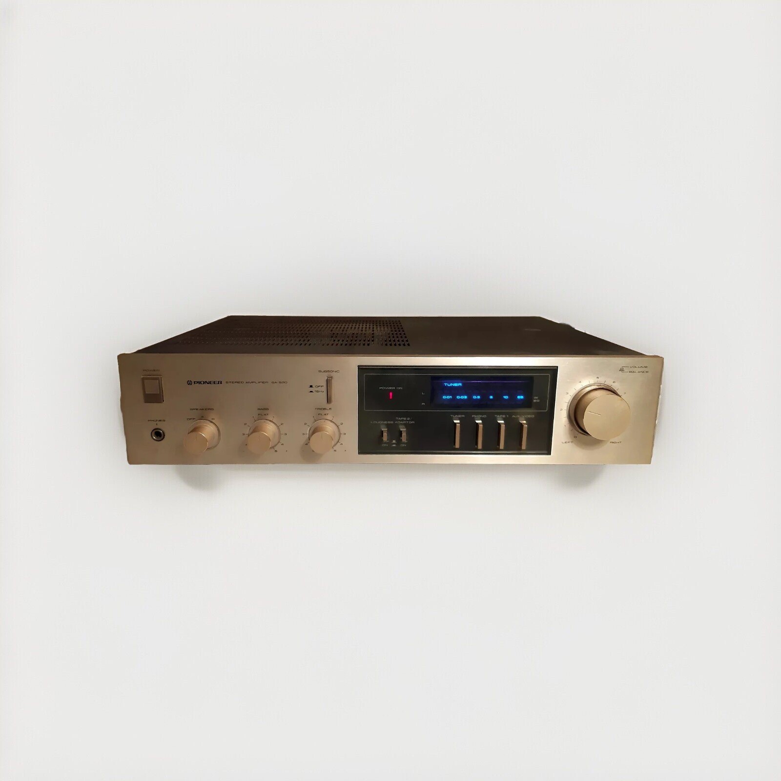 Pioneer Stereo Amplifier SA-520 Verstärker funktionsfähig