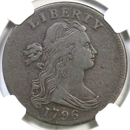1796 S-97 R-3 NGC VF 20 Reverse of 95 Draped Bust Large Cent Coin 1c