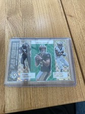 2020 Panini Mosaic Green Mosaic Flea Flicker Brees/Kamara/Thomas Saints
