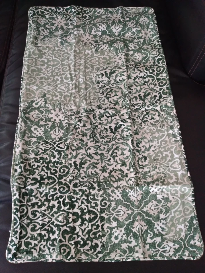 Juego de funda nórdica de 3 piezas con estampado geométrico Stone Cottage verde Abingdon Foto 2 de 4