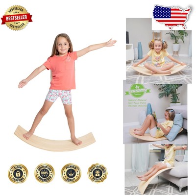 Pink Balance Board for Kids - 485 lbs Capacity Ideal for Indoor & Outdoor Fun