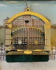2003 Front Gates of TheTexas State Capitol Christmas Ornament