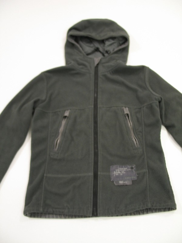 G Star Raw - Women's Grey Fleece Full-Zip Hoodie / Hooded Jacket - Size Large