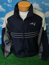 New England Patriots windbreaker coat jacket Sports illustrated full zip c5