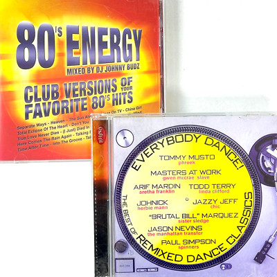 Remixed Dance Classics 2 CD Bundle 80s DJ Club Versions Johnny Budz 1999-2002