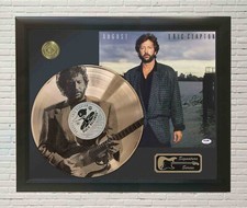Eric Clapton August Framed Laser Etched Picture LP Display