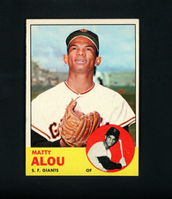Matty Alou 1963 Topps - San Francisco Giants #128 EX-MT