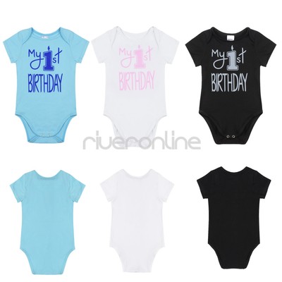 baby birthday romper