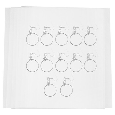 10 Sheets Dinks Paper Shrinky Art Keychain Kit White Film Printable Crafts