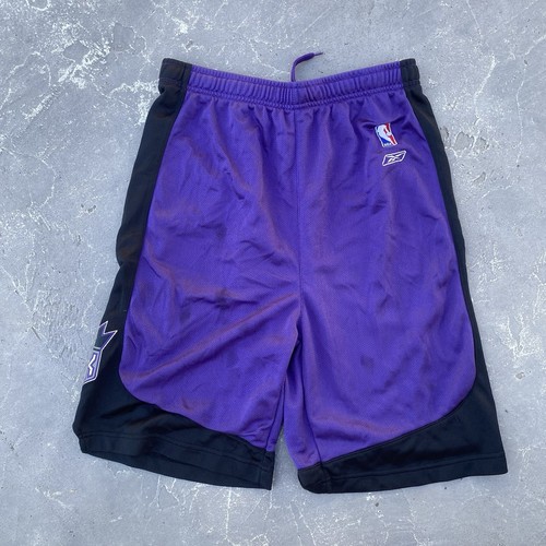 Vtg 2002-2003 SACRAMENTO KINGS Warm Up Shorts Youth XL NBA Reebok