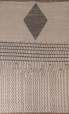 Moroccan Oriental Area Rug 7x10 Handmade Wool Geometric Carpet for Any Room