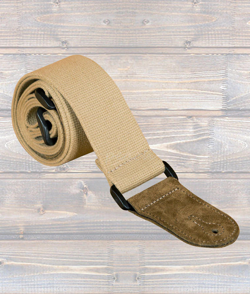 LG 2"" Beige / Sand Woven Cotton Guitar Strap
