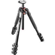 Manfrotto MT190XPRO4 Aluminum 4-Section Tripod,Black